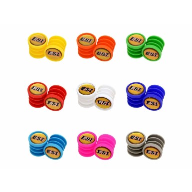 ESI Embouts de guidon Vert fluo - Purebike