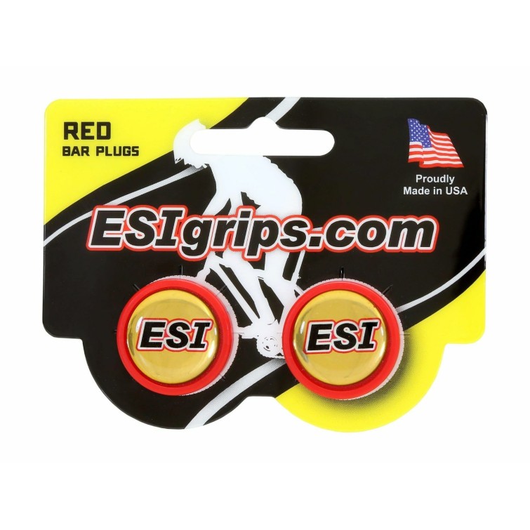Red Bar End Plugs
