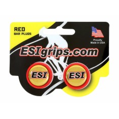 Tapones de manillar rojo