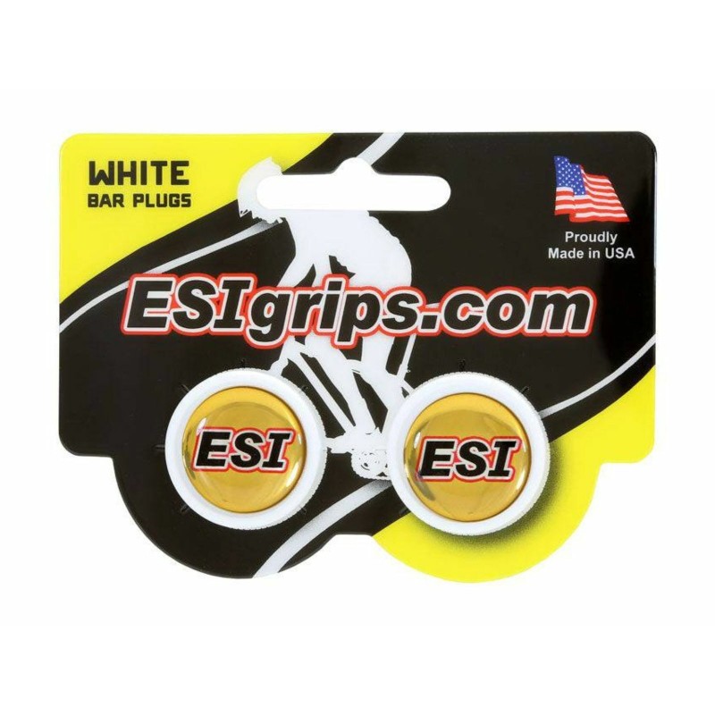 Tapones de manillar blanco