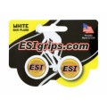 White Bar End Plugs