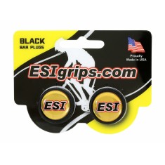 Black Bar End Plugs
