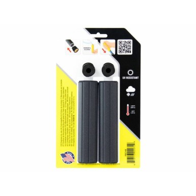 Ribbed Chunky Grips Black