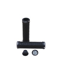 Lock On Logo Grips Black