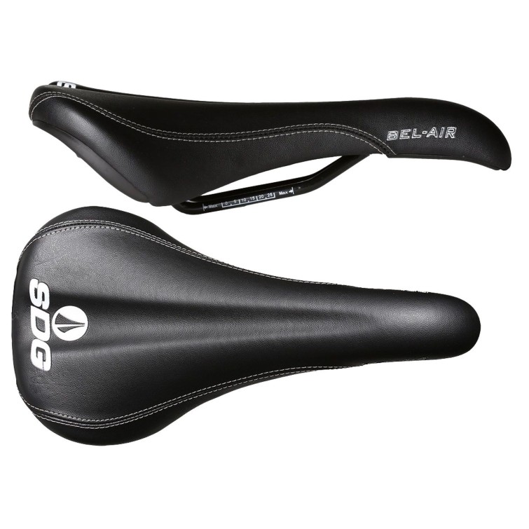Sillín Bel Air RL acero - negro
