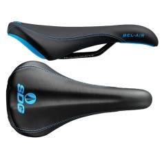 Sillín Bel Air RL acero - negro / azul