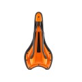 Sillín Radar MTN Ti-Alloy - negro / naranja