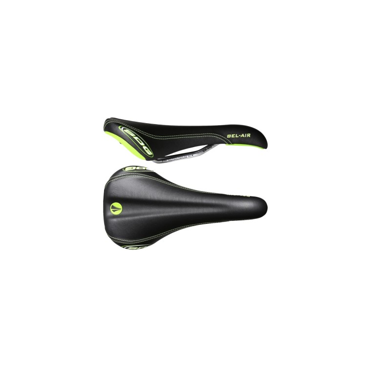 Selle Bel Air RL Cro-Mo - Noir - Noir / Vert