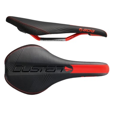 Duster Mtn P Cro-Mo Saddle - Black / Red