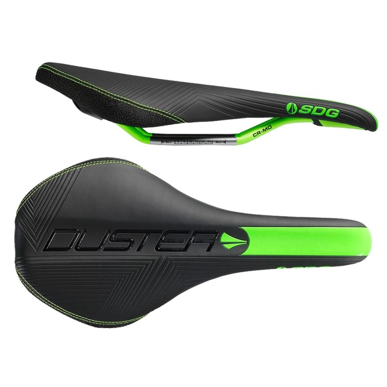 Selle Duster Mtn P Cro-Mo - Noir / Vert