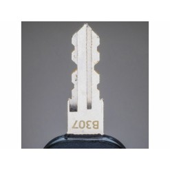 Candado espiral con llave Ø8 - 1500mm - con soporte