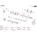 Kit de bagues de guidage pour tige de selle télescopique Pija