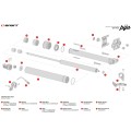 Clavijas guía para Pija (x3)