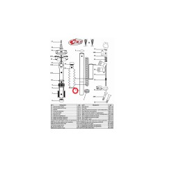 Tube inférieur pour Lift V8