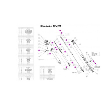 Kit de juntas para Revive 30,9/31,6