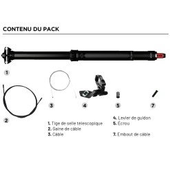 Tige de selle télescopique Pija 31.6