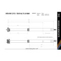 Tige de selle télescopique Revive sans remote - 30,9 X 213 mm - 582 mm