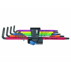 Jeu de clés mâles coudées TORX HF 1 (9 pièces) - Version longue