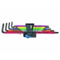 Juego de llaves acodadas TORX HF 1 (9 piezas) - Versión larga