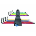 Juego de llaves acodadas TORX HF 1 (9 piezas) - Versión larga