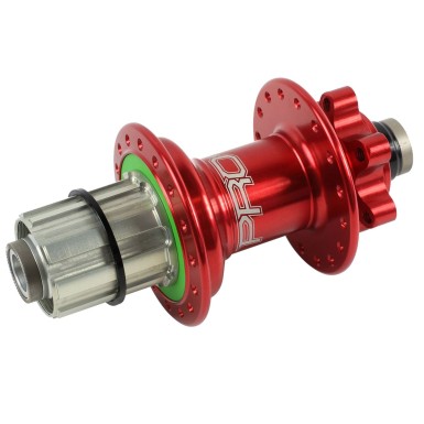 Moyeux arrière Hope Pro 4 32 trous Rouge - PureBike 