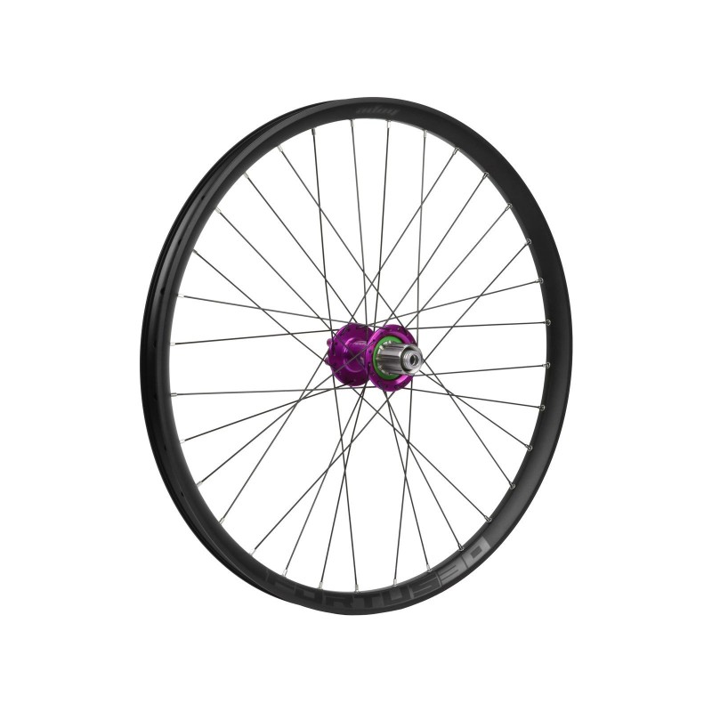 Rueda trasera Fortus 30 morado 26" 150 mm