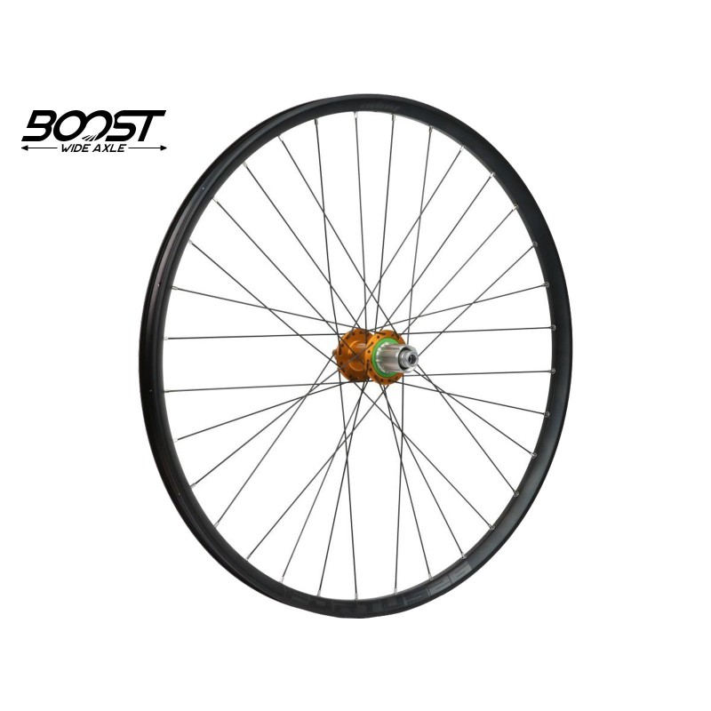 Fortus 26 Orange 27.5" Boost 148 mm Rear Wheel