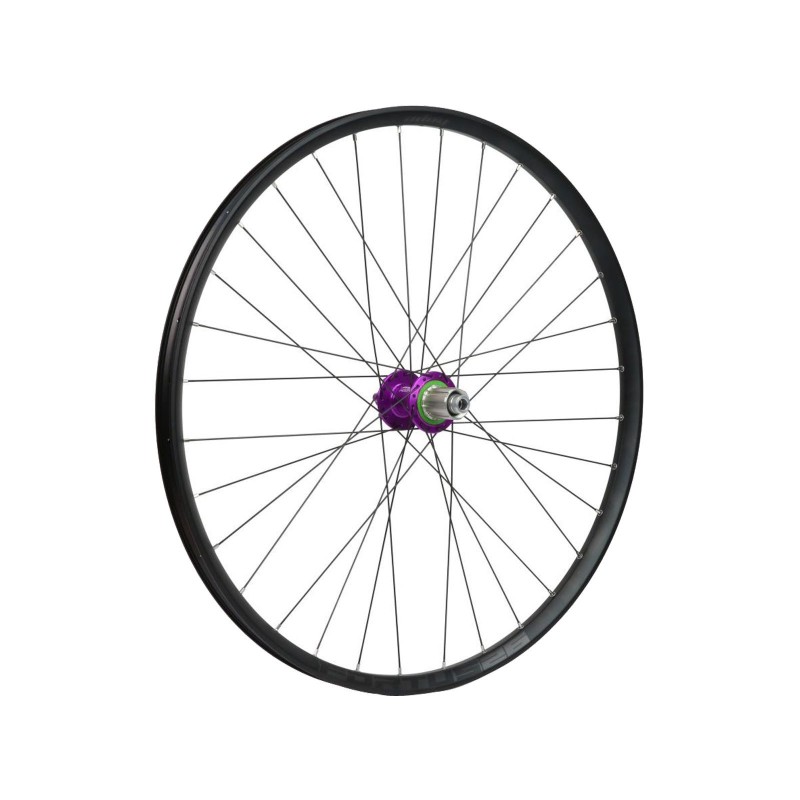 Rueda trasera Fortus 26 morado 26" 150 mm