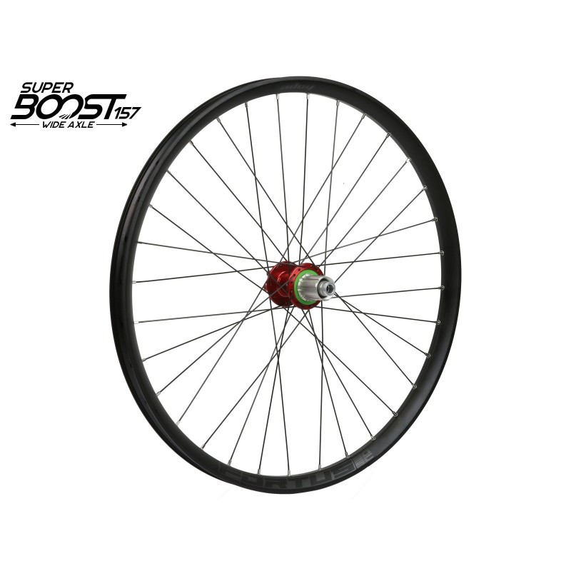 Rueda trasera Fortus 30 Single Cavity roja 29'' SuperBoost 157 mm