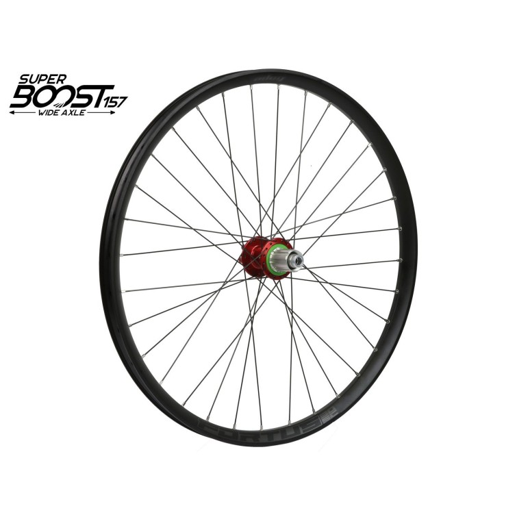 Rueda trasera Fortus 30 Single Cavity roja 29'' SuperBoost 157 mm