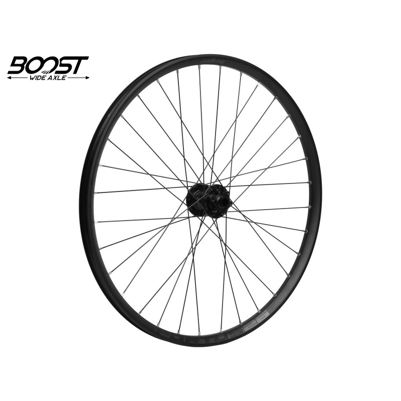 Rueda delantera Fortus 26 negra 27,5'' Boost