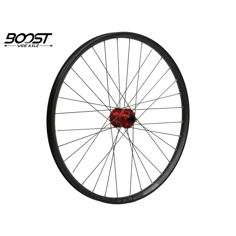 Rueda delantera Fortus 26 roja 27,5'' Boost