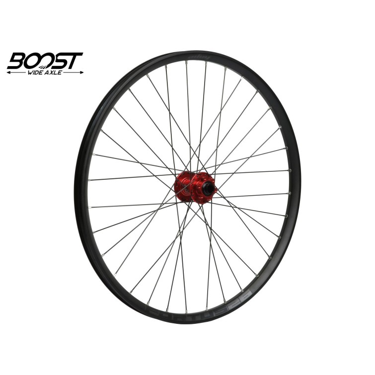 Rueda delantera Fortus 26 roja 27,5'' Boost