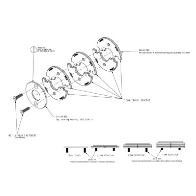 Travel Spacer for Float X Shock - 2.5mm