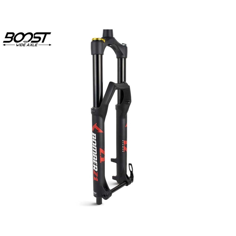 Bomber Z1 Coil 27.5" Grip Sweep Adjust Fork - 15x110 Boost - Black