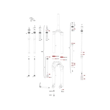 Rock Shox Kit entretien 200h/1 an pour Revelation RC (2018 et +) - Purebike
