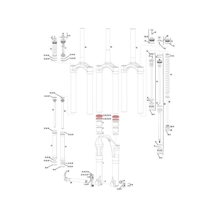 40 mm Totem Fork Seal Kit