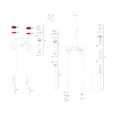 30 mm Fork Seal Kit for XC30 2012 and later