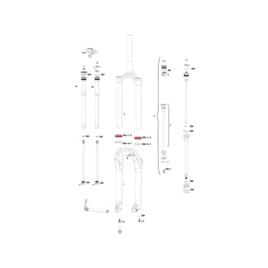 kit de joints RockShox pour fourches VTT - Purebike