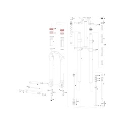 Kit joints fourche 32 mm Boxxer / Reba / Pike