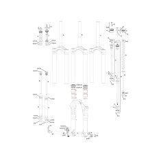 Bagues de guidage pour fourche 40 mm Totem