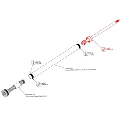 Fox Racing Shox Damper Shaft Assembly pour cartouche GRIP - Purebike