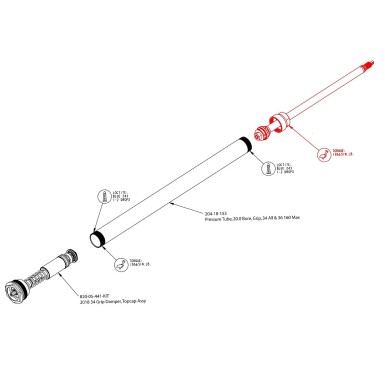 Damper Shaft Assembly pour cartouche GRIP