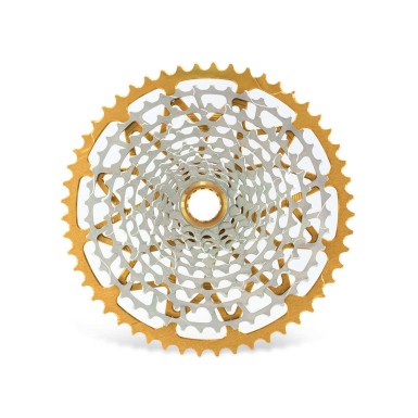 Cassette Microspline de 12 velocidades dorado