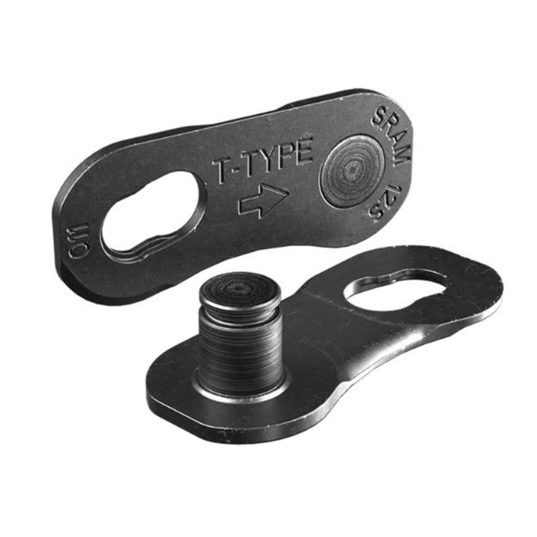 Eslabones rápidos Power Lock Flattop T-Type de 12 velocidades - negro
