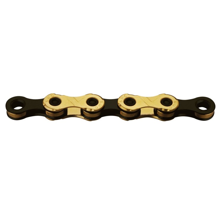 X12 Ti-N 12-Speed Chain, Black/Gold - 126 Links