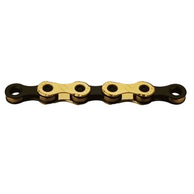 X12 Ti-N 12-Speed Chain, Black/Gold - 126 Links