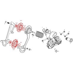 11T Pulley Wheels for X7 and X9 10-Speed (2010-2012)