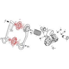 Roldanas de 11 dientes para X7 y X9 10 velocidades (2010-2012)