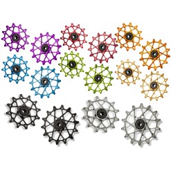 14T and 16T Pulley Wheels for Shimano 12-Speed Derailleurs (Garbaruk Cage)
